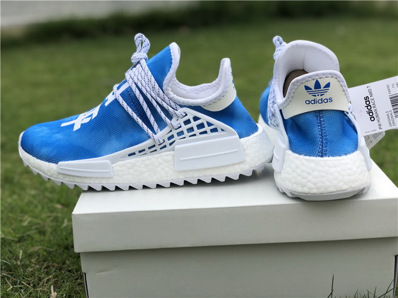 Super max Adidas NMD Human Race Pharrell China Exclusive Blue(98% Authentic quality)